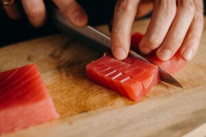 Plasmalogen food sources include beef, lamb, tuna, squid and egg yolk.