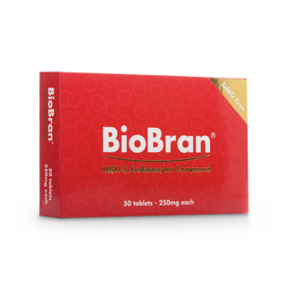 BioBran 250 MGN-3 50 tablets box packaging