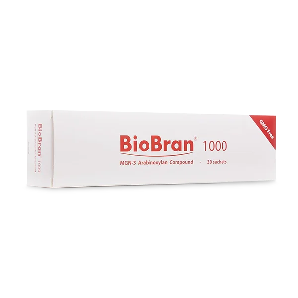 BioBran 1000 MGN-3 30 sachets box packaging